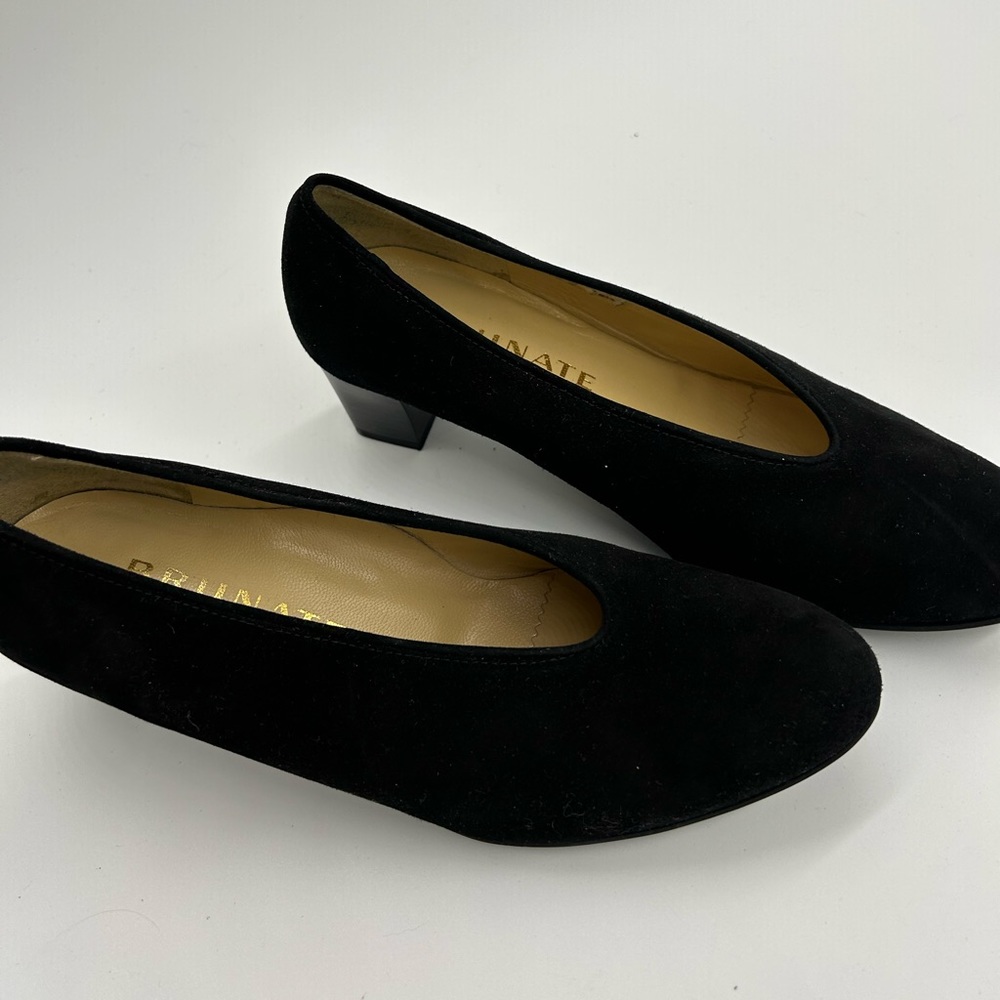 Brunate Black Suede Pumps
